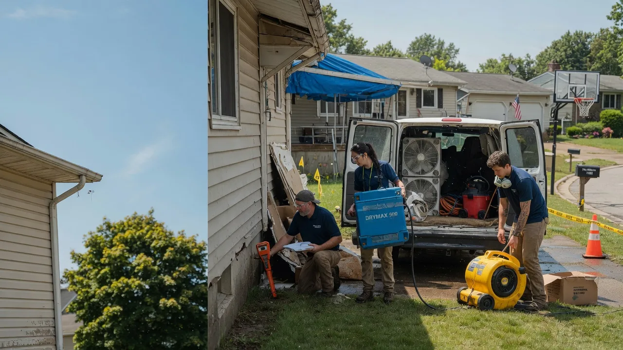 Ceiling Leak Cleanup in Hulbert, MI near me